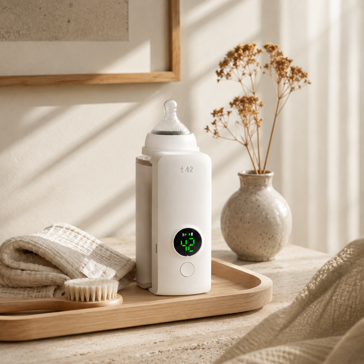 BabyVelo™ Pro — The "Anywhere Rescue" Portable Bottle Warmer