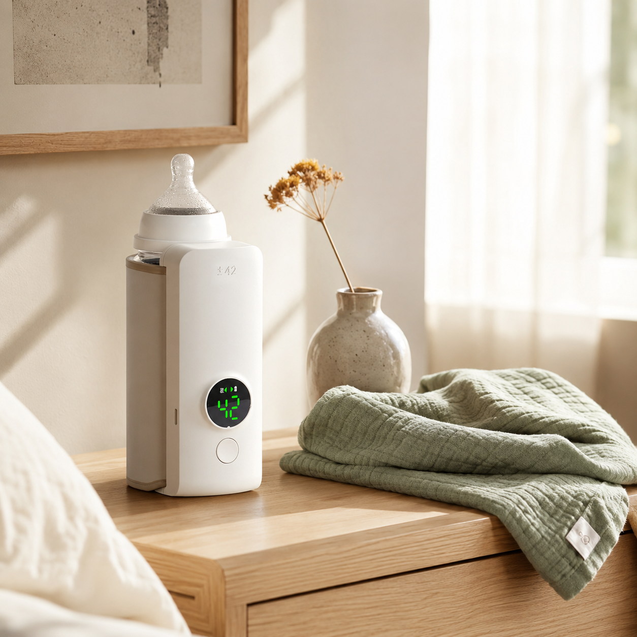 BabyVelo™ Pro — The "Anywhere Rescue" Portable Bottle Warmer