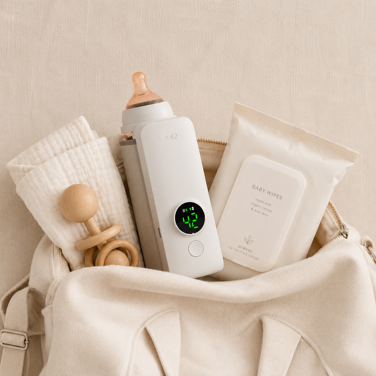 BabyVelo™ Pro — The "Anywhere Rescue" Portable Bottle Warmer
